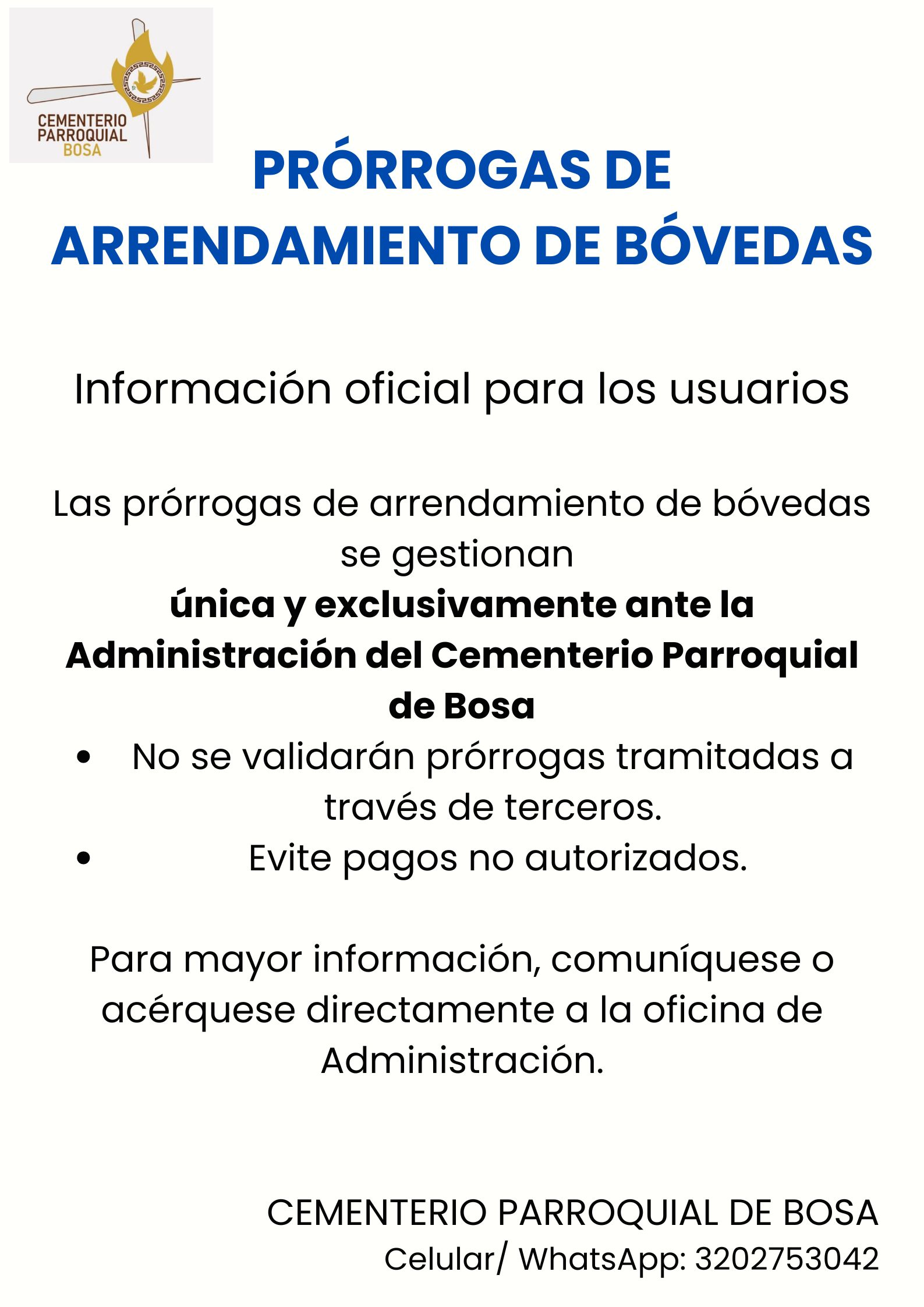 no prorrogas terceros